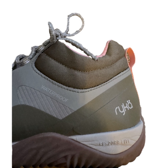 RYKA Echo Trek Ankle Boot Olive Green Women's 10 W Wide - Picture 5 of 7